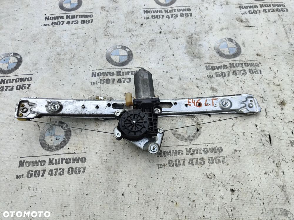 BMW E46 Sedan Kombi Mechanizm podnośnik szyby lewy tylny tył - 2