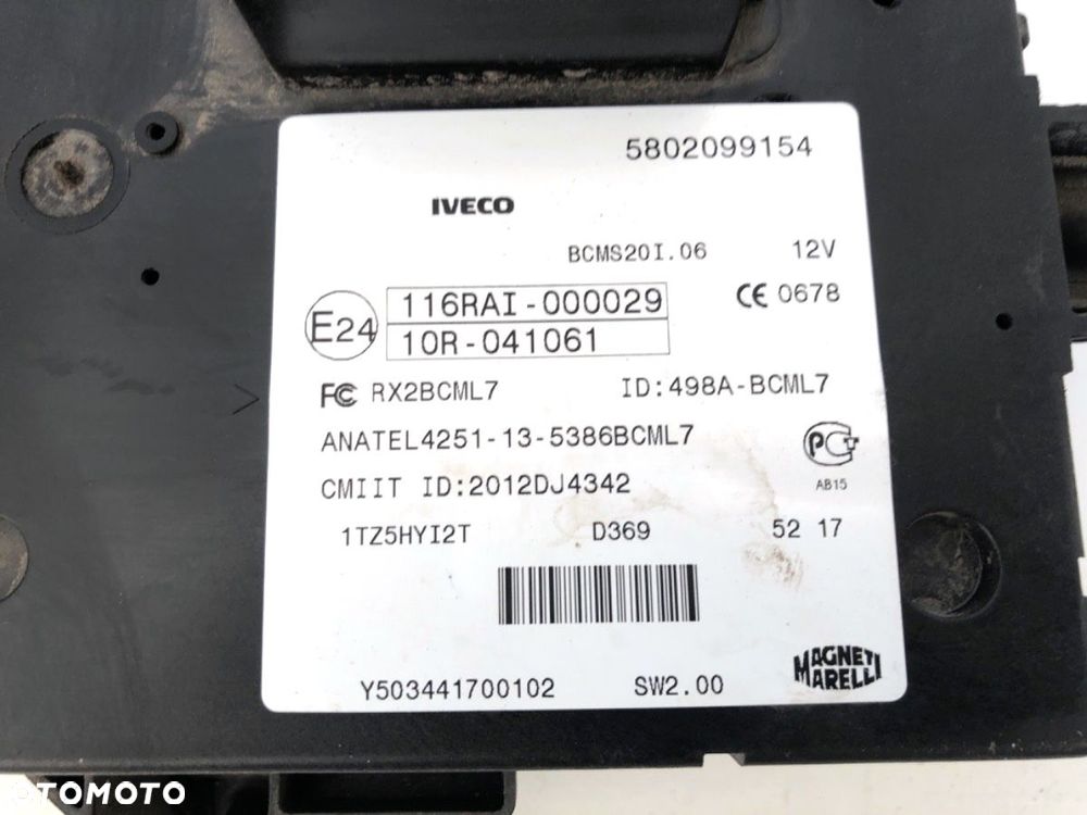 MODUŁ BSI  IVECO DAILY VI Autobus 2014 - 2022 50C16 115 kW [156 KM] olej napędowy 2019 - 2022 - 3