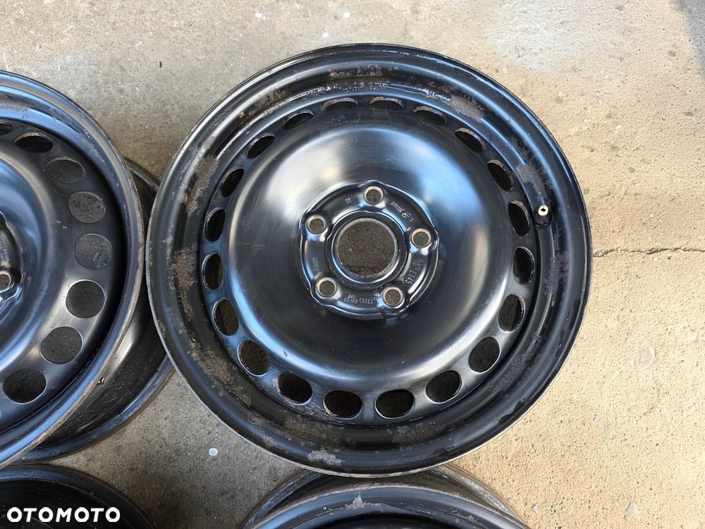 Oryginalne felgi stalowe AUDI A4 B5 15" 5x112x57,1 ET 45 VW Passat - 4