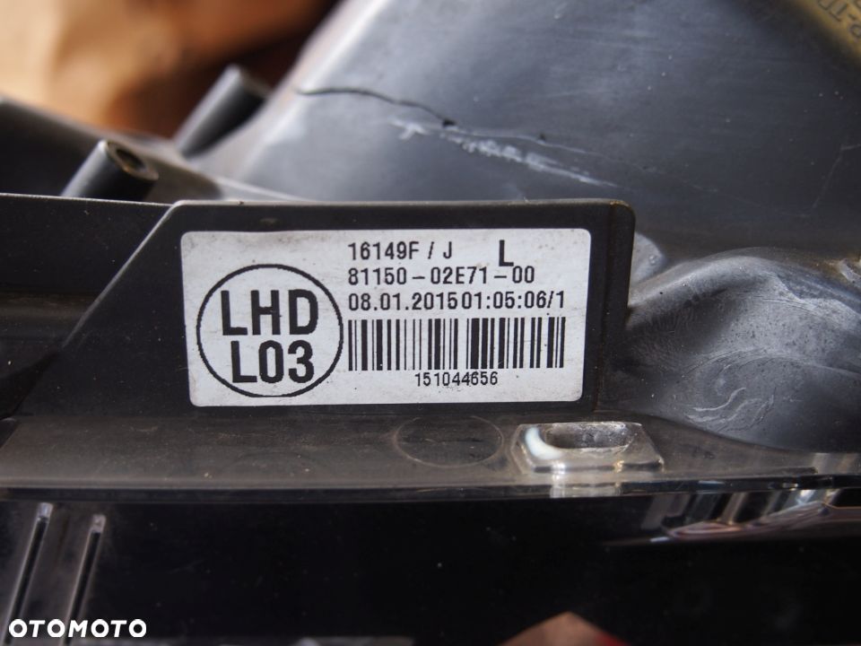 Toyota Corolla Reflektor lewy lampa lewa XI 13-15r - 7