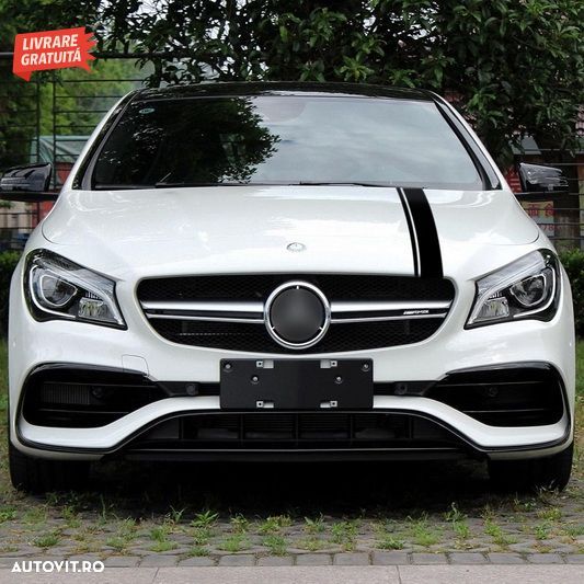 Set Stickere Negru Mat Mercedes CLA W117 C117 X117 (2013-2016) A-Class W176 (2012-- livrare gratuita - 7