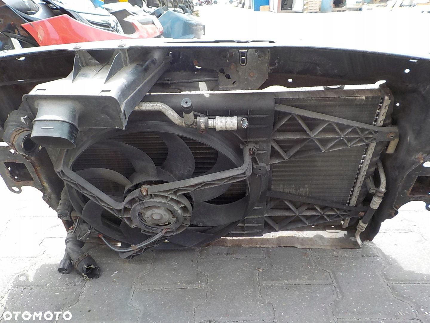 675 SKODA FABIA II 1.4 1.6 TDI PAS PRZEDNI BELKA CHŁODNICA - 4