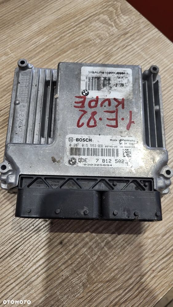 Komputer silnika 0281015553 do pojazdu marki: BMW 1 E82 - 1