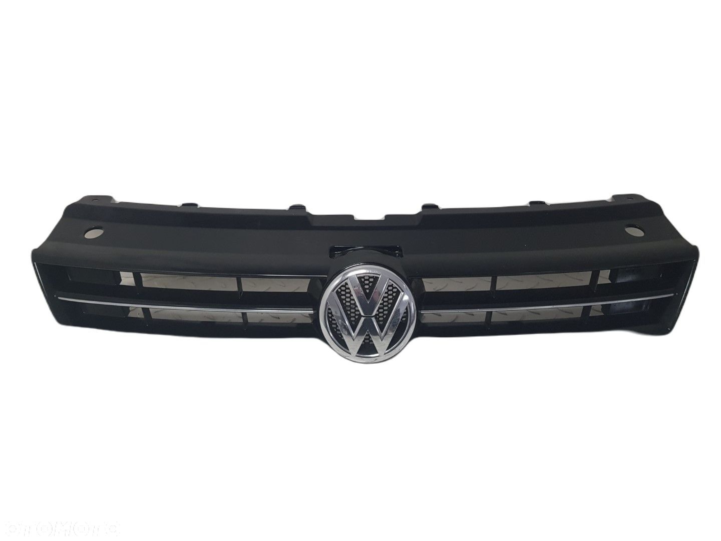 ŁADNY GRILL ATRAPA VW POLO V 6R0 6R LAKIEROWANY CHROM 08-14 ZNACZEK 6R0853653M - 1