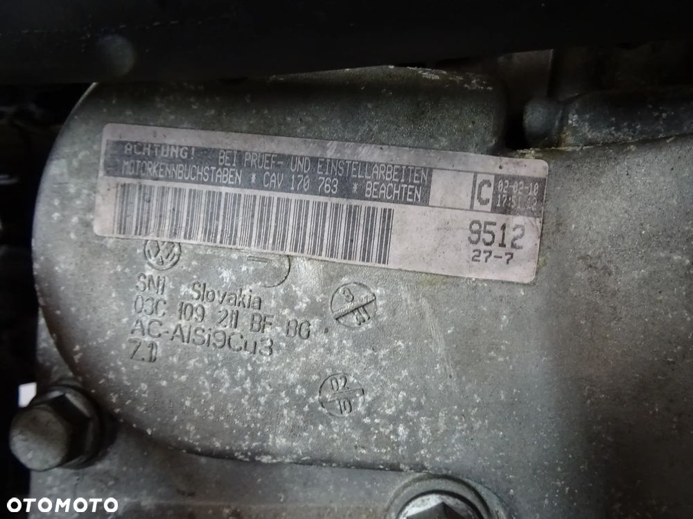 CAV CTH Silnik kompletny 1.4TSI 160KM Audi A3 VW Golf VI Tiguan czesci - 6