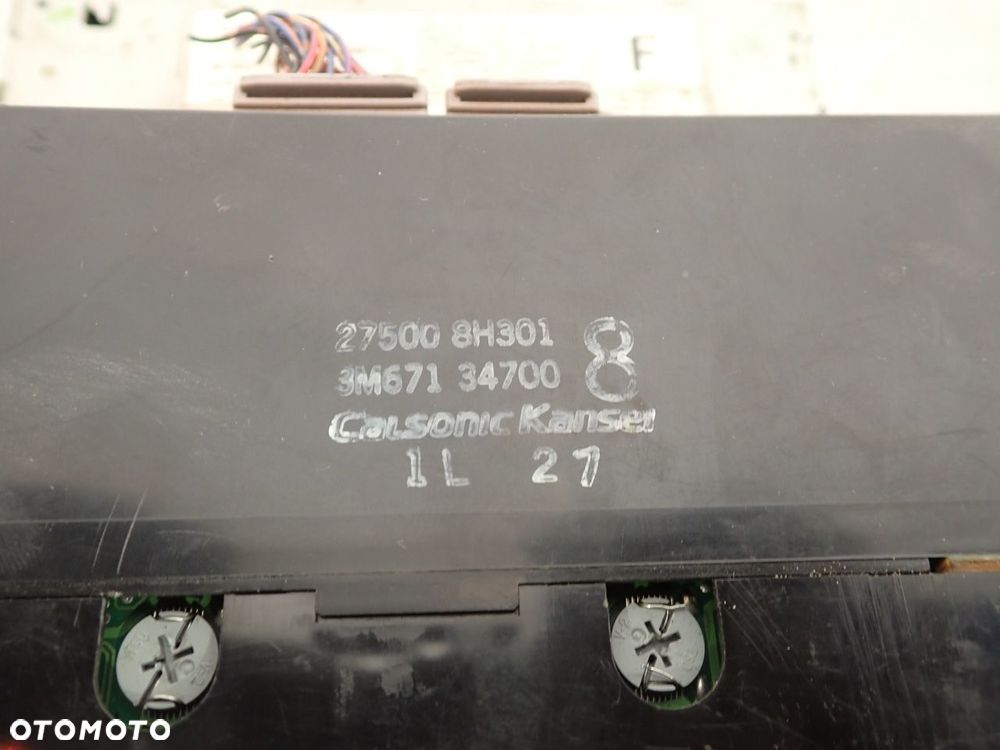 PANEL STEROWANIA NAWIEWU KLIMATYZACJI NISSAN X-TRAIL I   27500-8H301    28184-4M566 - 8
