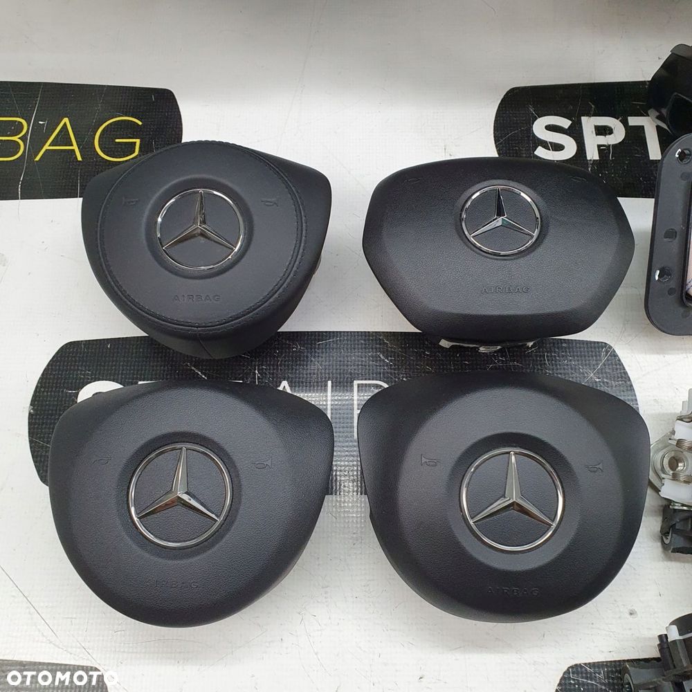 MERCEDES GLE W166 DESKA ROZDZIELCZA KONSOLA KOKPIT PULPIT PODUSZKI AIRBAG AIR BAG PASY KIT SET - 5