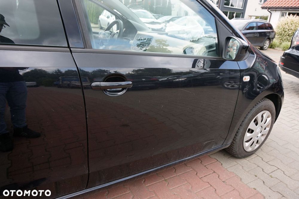 DRZWI PRZEDNIE PRAWE CITIGO NF1 5D HB LC9X  CZARNY SKODA 2011-2019 - 4