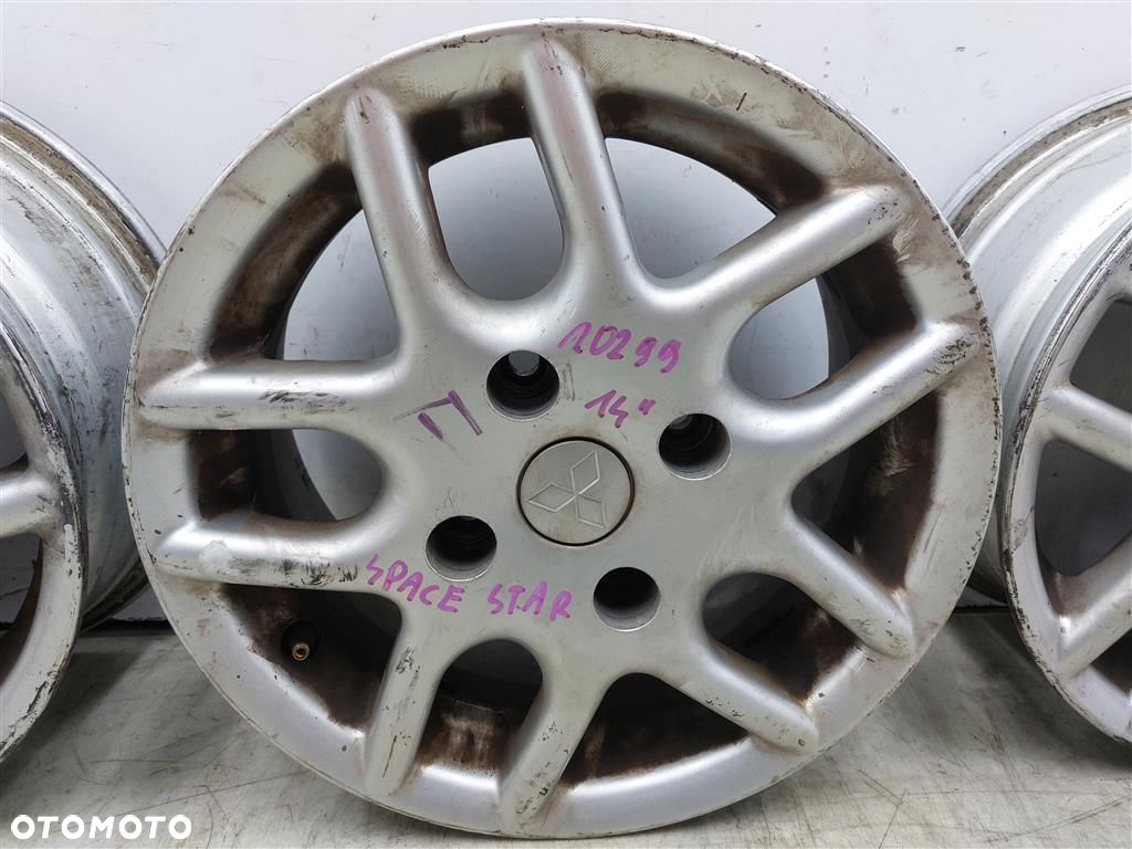 Alufelgi FELGI ALUMINIOWE Mitsubishi Space Star 6.0X14  4X114.3 ET38 KPL - 9