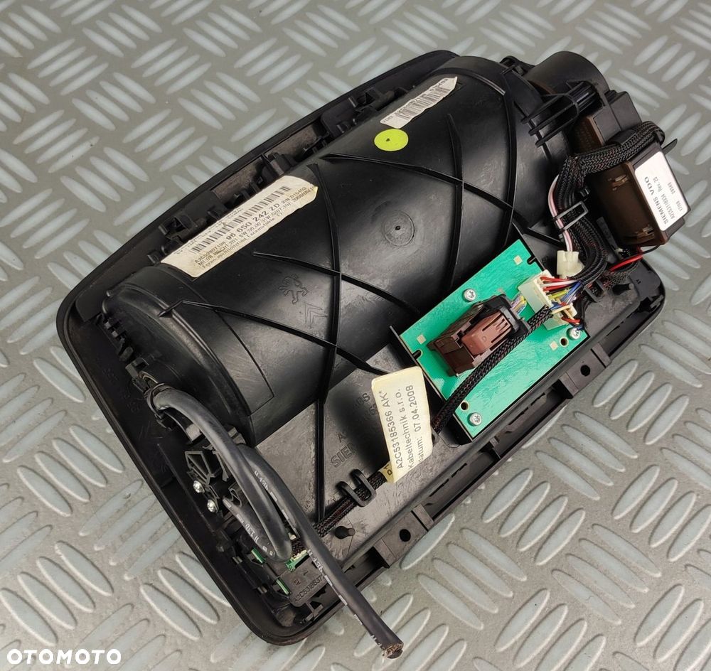 96650242ZD wyświetlacz ekran radia NAVI GPS nawigacji ramka PEUGEOT 308 T7 - 4