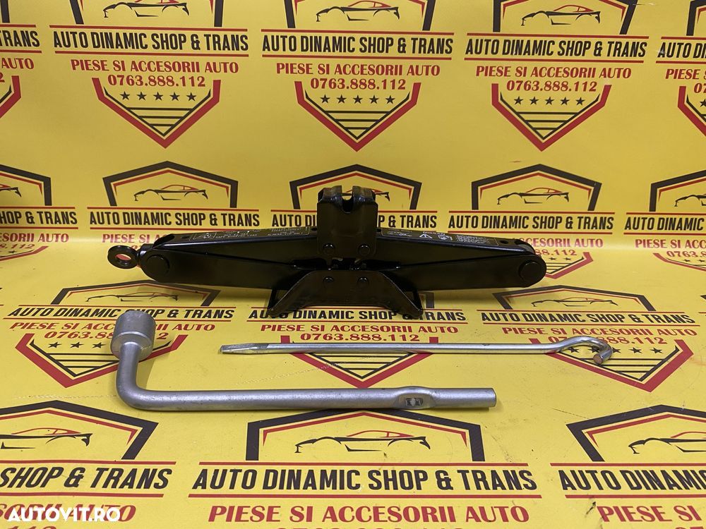 Cric auto original Nissan Almera cu cheie roata coarba 99550- BU001 - 7