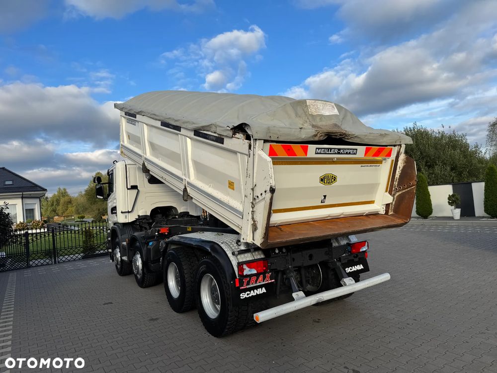 Scania R450 bez EGR, 8x4 wywrotka 3-str.MEILLER, 34000 kg DMC, BORDMATIC, ZWOLNICE, 2017r IDEALNY STAN - 8