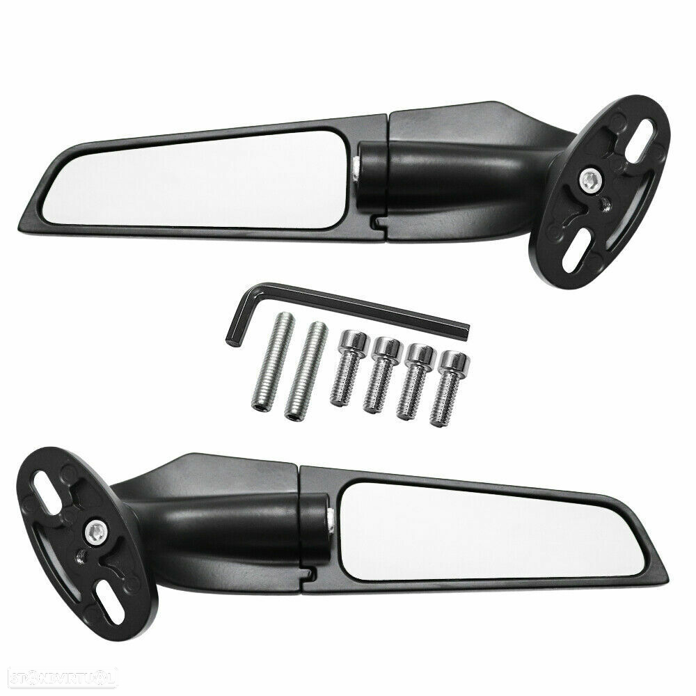 espelhos aerodinamicos universal tipo asas - 2