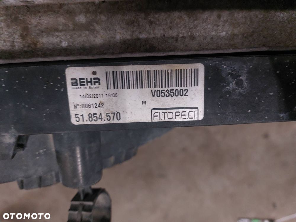 CHŁODNICE KOMPLET + WENTYLATOR FIAT FIORINO III 1.3 JTD 51780703 - 5