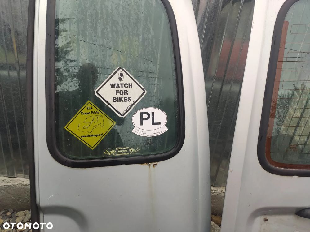 KL Drzwi Prawy Lewy Przód Tył Gołe RENAULT KANGOO I 97- LIFT TEB64 SREBRNE - 9