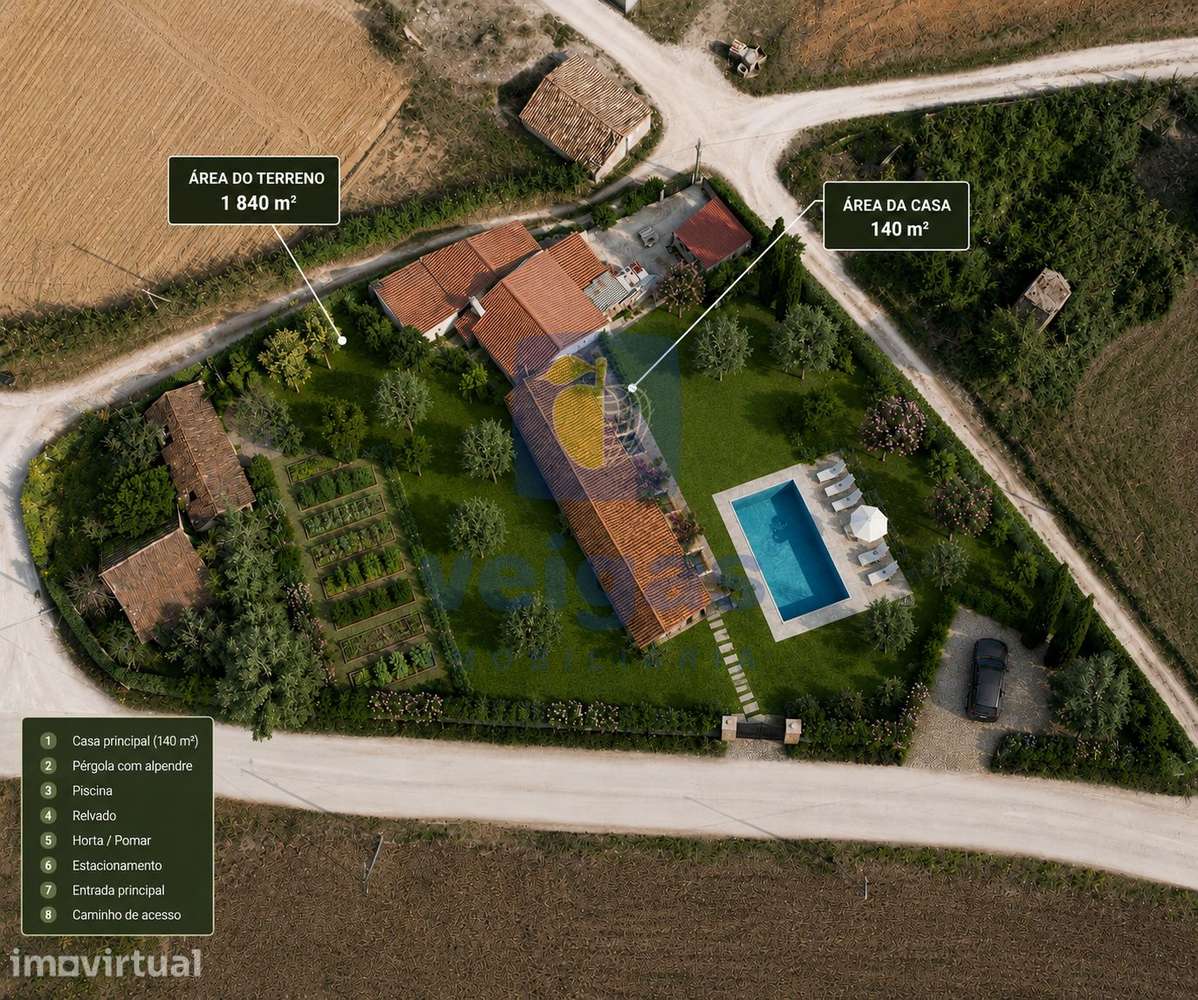 Moradia T2 para Recuperar com Terreno - Grande imagem: 2/15