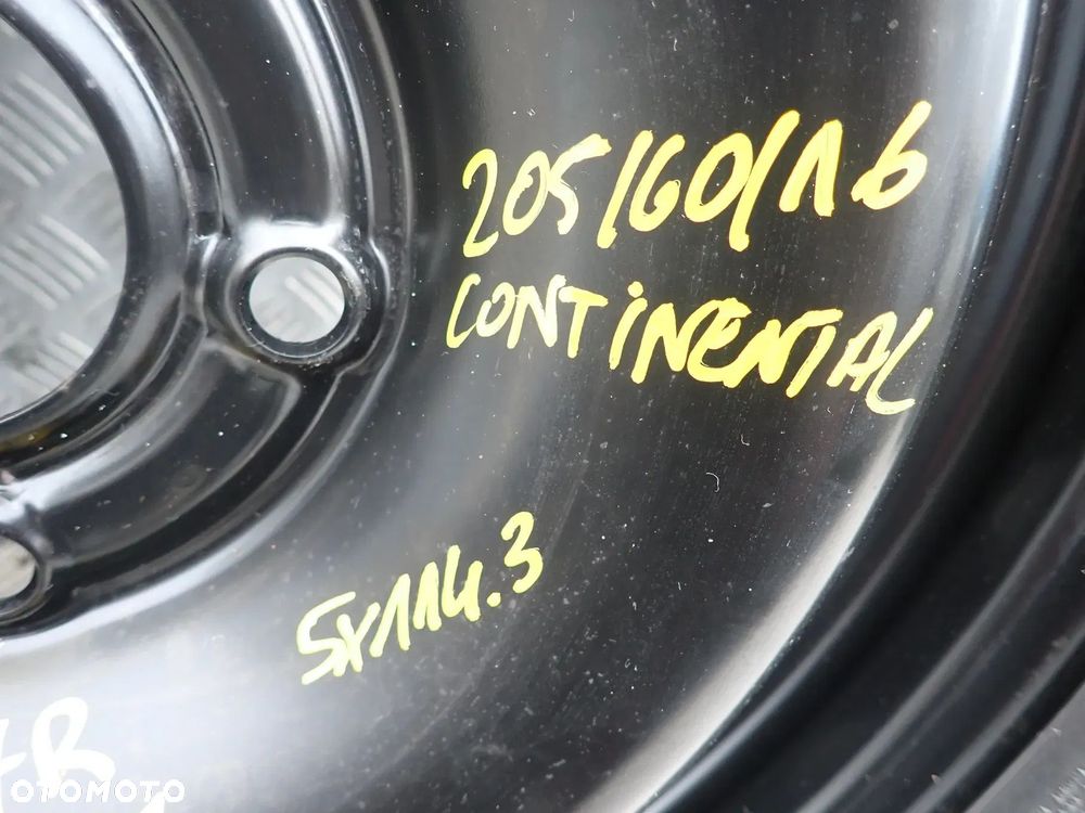 KOŁO ZAPASOWE RENAULT 5X114,3 6,5 X16 403000027R 205/60/16 - 4