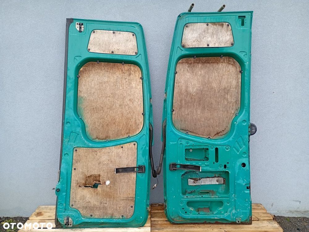 drzwi tylne prawe lewe tył kompletne z drabiną mercedes sprinter w906 crafter max l2h2 l3h2 - 13