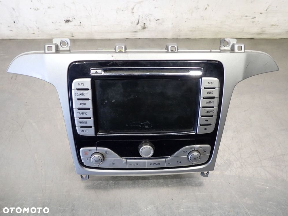 RADIO Z NAWIGACJĄ PANEL STEROWANIA NAWIEWU FORD S-MAX I 7S7T18K931BH - 1