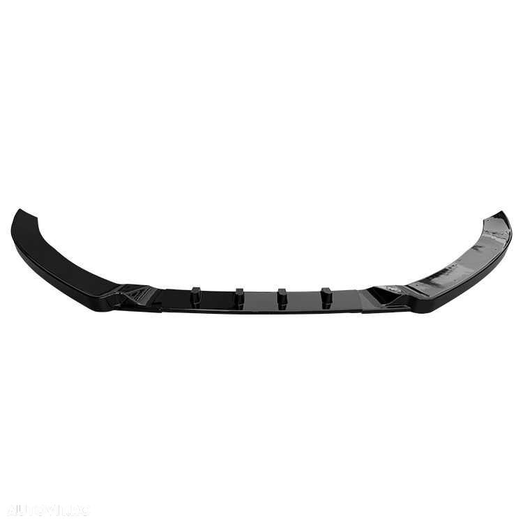 Prelungire Extensie Lip Bara Fata Audi A4 B8 2009-2012, Negru Lucios - 1
