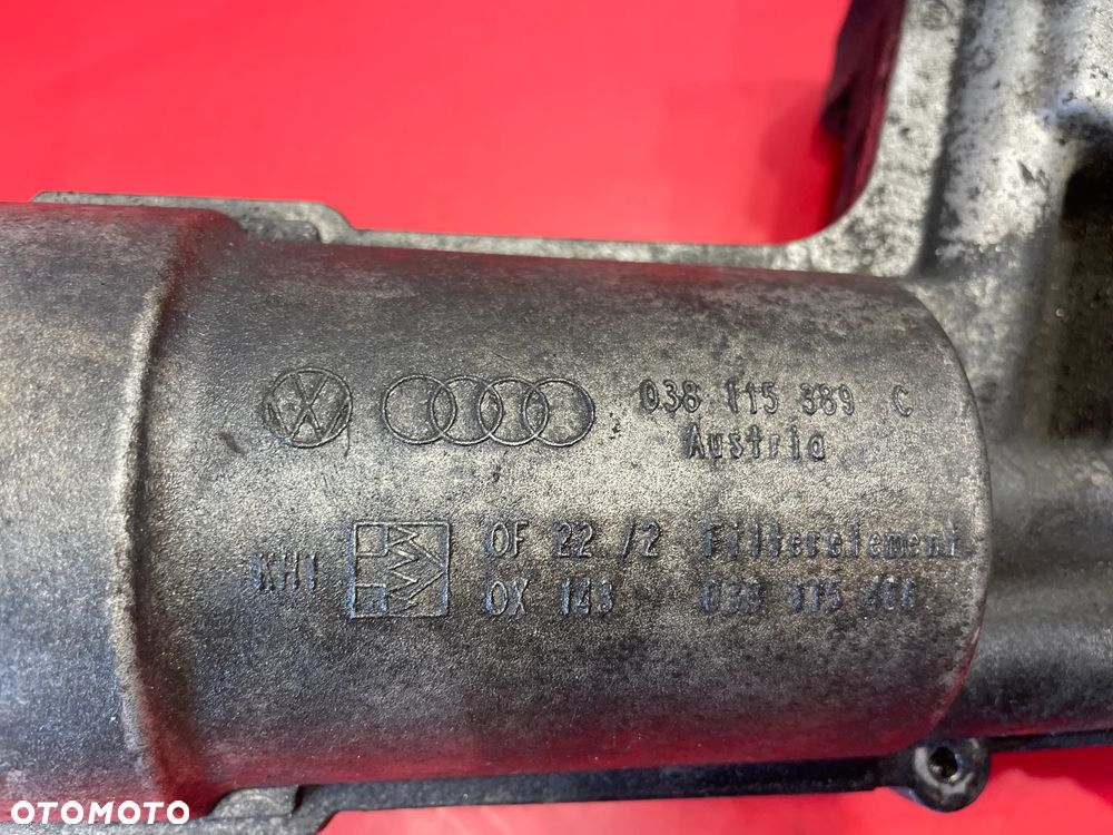 Volkswagen OE 038115389C obudowa filtra oleju - 2