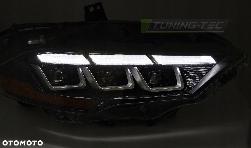 reflektory lampy kpl full led neon tuning new ford mustang vi 6 lift 18-23 - 9
