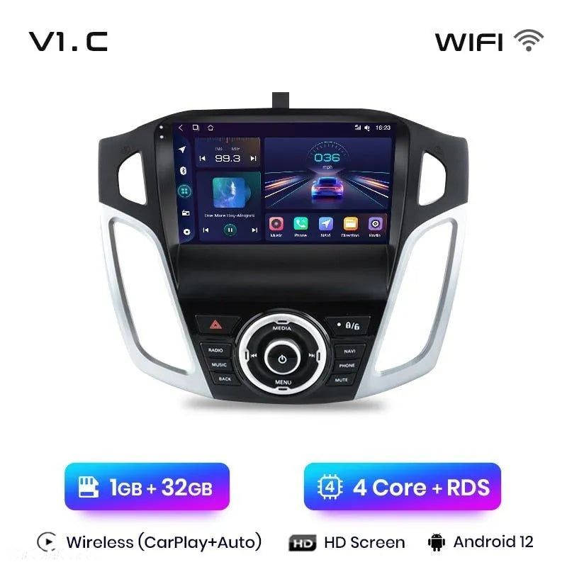 Radio Nawigacja Ford Focus 3 mk3 2011 - 2019, 1GB + 32GB - 2