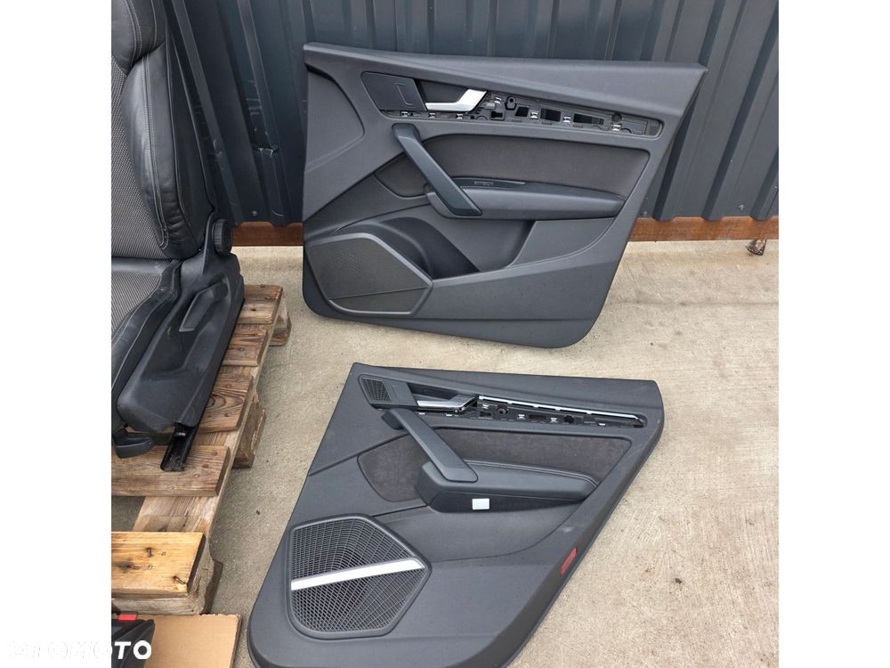 FOTEL FOTELE AUDI Q5 80A FY SKÓRA + ALCANTARA GRZANY PRZÓD EUROPA KOMPLET ! - 10