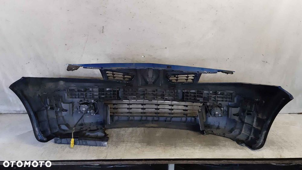 ^ ZDERZAK PRZÓD PRZEDNI DO RENAULT MEGANE II 2 LIFT FL TEI45 NIEBIESKI HALOGENY - 5