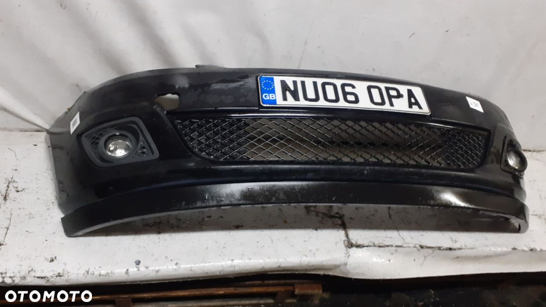 + ZDERZAK PRZÓD PRZEDNI DO FORD FIESTA MK6 VI LIFT FL D2 CZARNY HALOGENY - 6