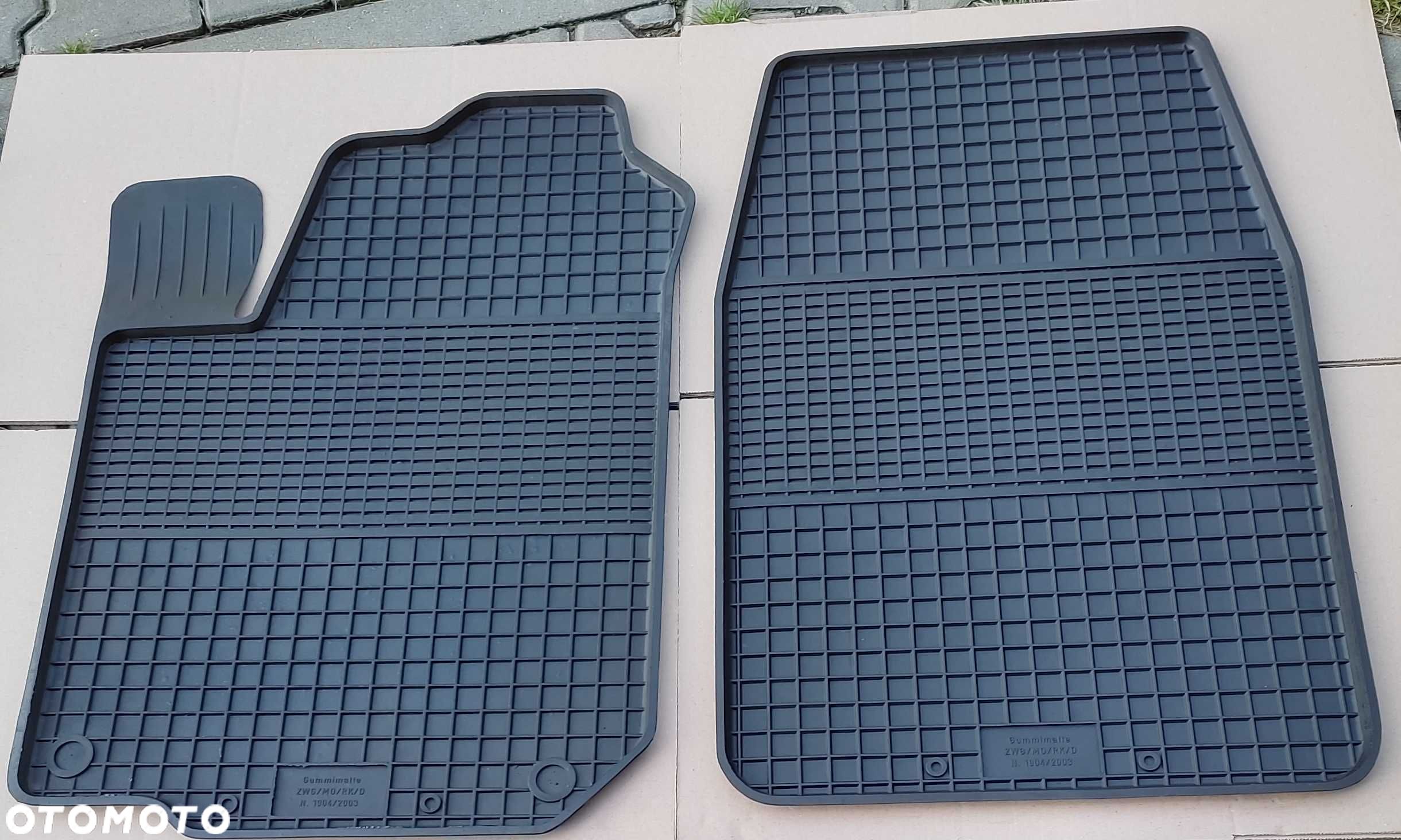 SKODA CITIGO od12r NOWE Dywaniki PRZÓD gumowe przednie korytka korytko - 1