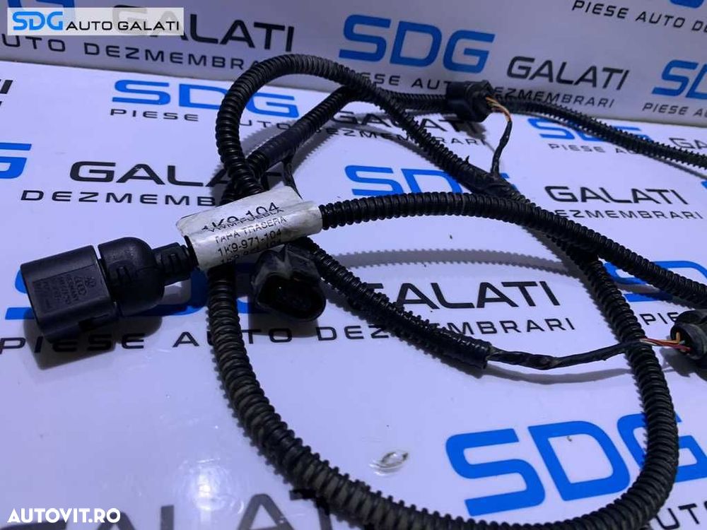 Instalatie Electrica Cablaj cu Mufa Mufe Senzor Senzori Parcare VW Golf 5 Break 2004 - 2008 Cod 1K9971104 [D0717] - 3