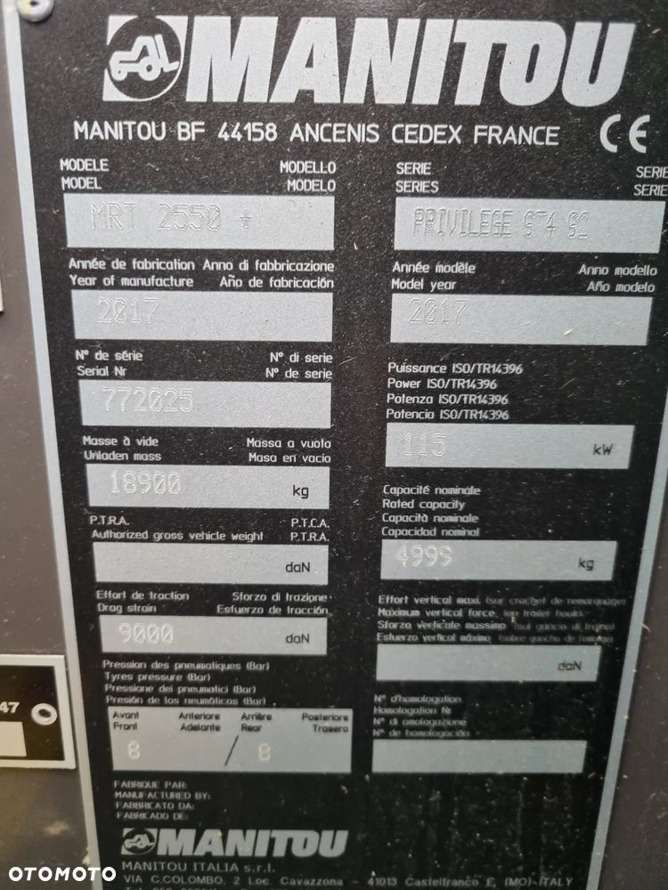 Manitou MRT 2550 M410 - 15