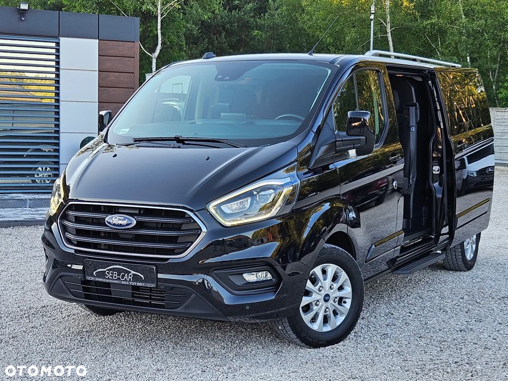 Ford TRANSIT CUSTOM L2H1 Long Brygadowy 5-os WINDA Max WERSJA XENONY SalonPL FV23% - 2