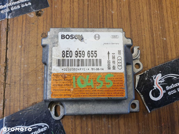 Sensor 8E0959655 Poduszek Moduł Poduszek Sensor Airbag Sterownik Audi A4 B6 8E0959655