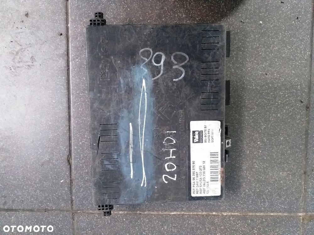 Citroen Xara Picasso 2.0 HDI BSI B7	9639087680 - 2