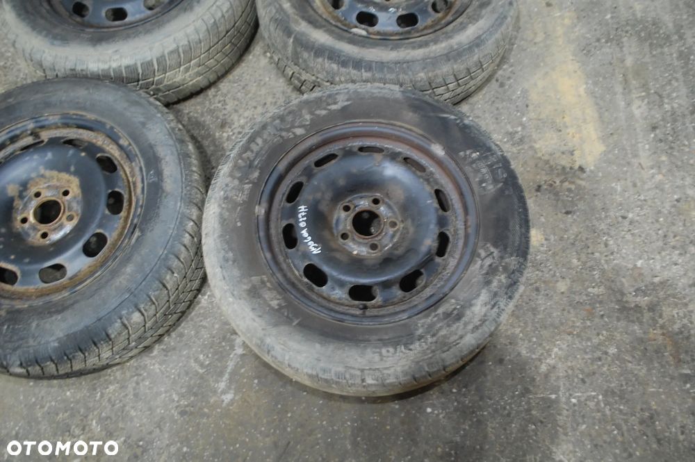 FELGI STALOWE + OPONY ZIMOWE BARUM 2017R. 195/65R15 5X100 ET38 6J SEAT LEON I VW SKODA AUDI - 2