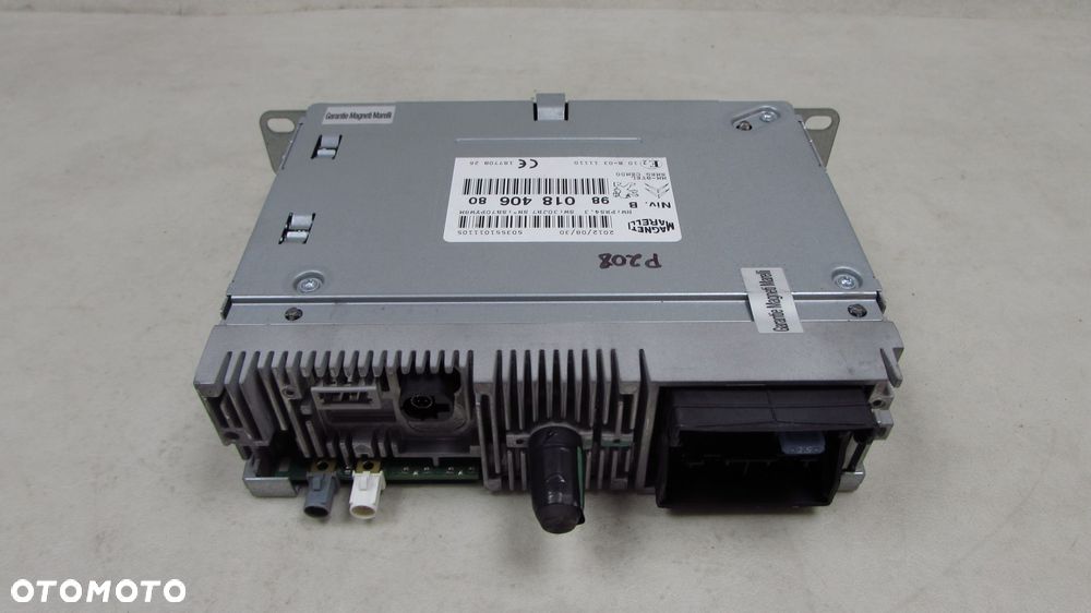 PEUGEOT 208 2008 12-19 RADIO RADIOODTWARZACZ 9801840680 - 4