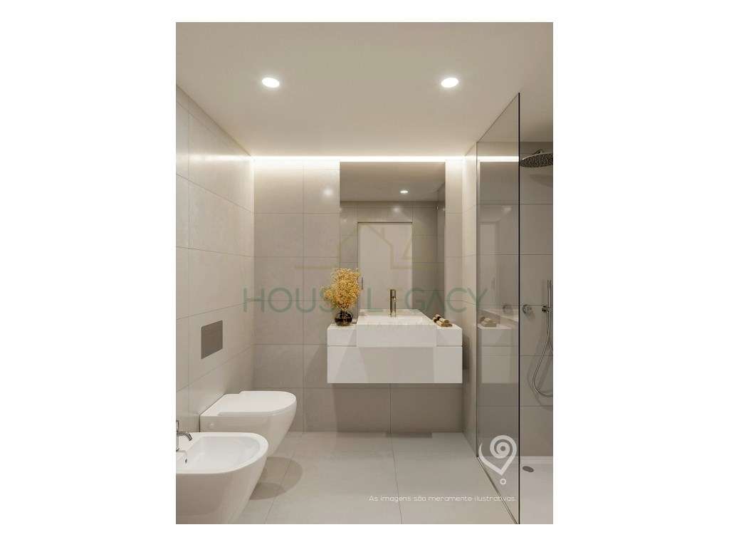 Apartamento T1 Novo com Varanda e Lugar de Garagem | Agra Campus 3 ... - Grande imagem: 3/9
