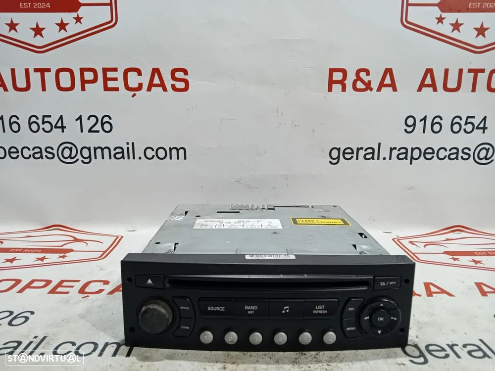 Auto Rádio Peugeot 307 Blaupunkt PSA 7645038392 Original - 2