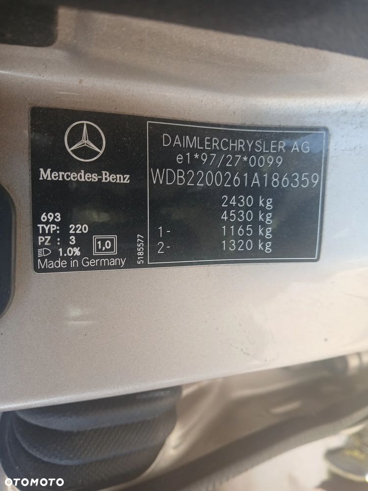 mercedes w220 s klasa 693 maska zderzak lampa grill błotnik drzwi zbiornik paliwa szyba - 5