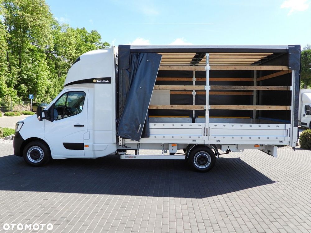Renault MASTER PLANDEKA 10 PALET WEBASTO TEMPOMAT LEDY PNEUMATYKA KLIMATYZACJA  165KM - 9