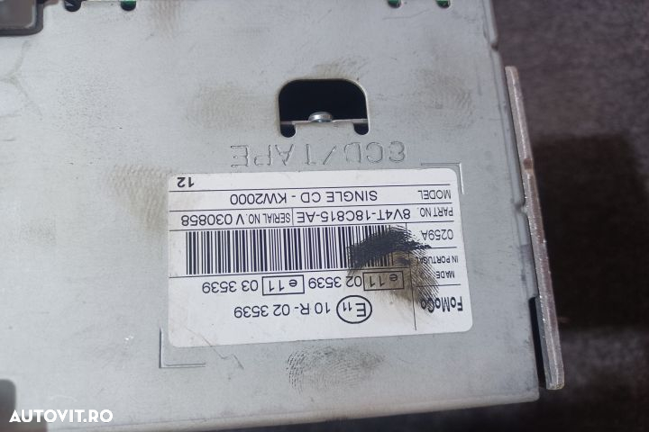 Radio cd 8V4T-18C815-AE 8V4T18C815AE Ford Kuga 1 [2008 - 2013] Crosso - 4