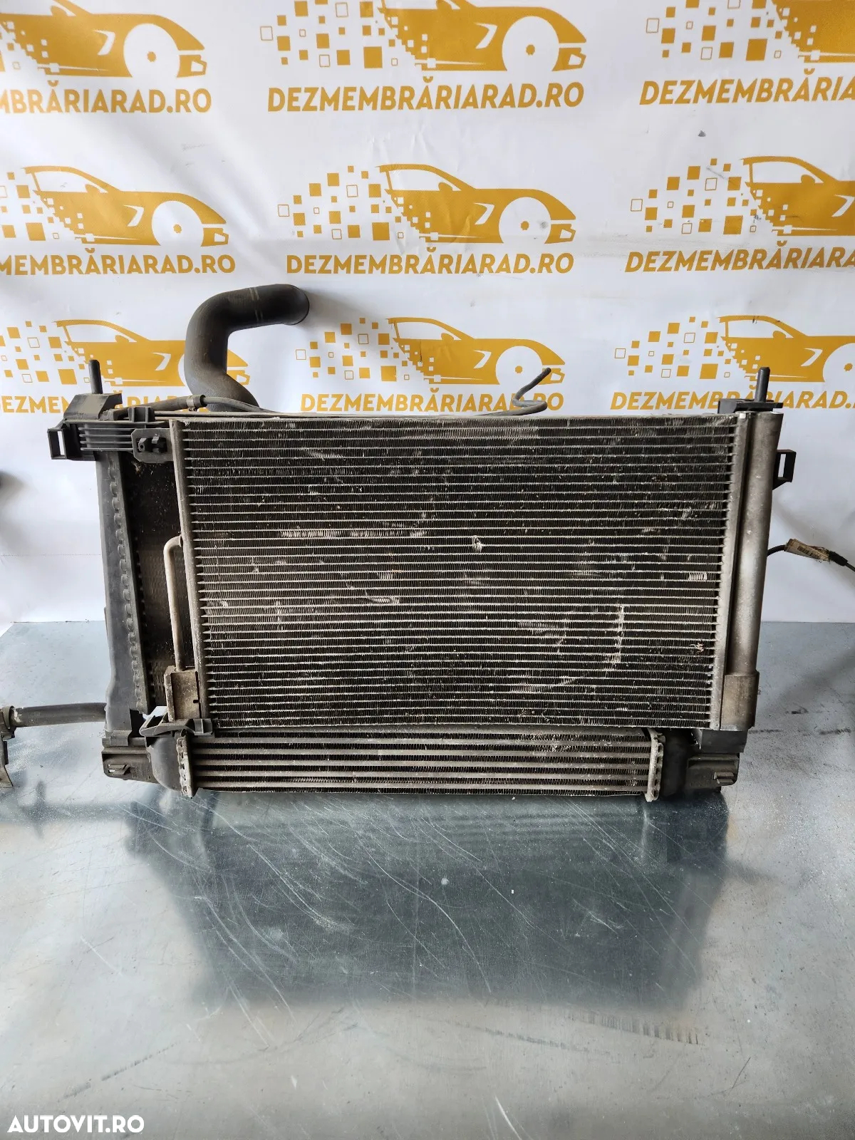 Grup Radiatoare Radiator Apa Clima Intercooler Termocupla Electroventilator Citroen Nemo Peugeot Bi - 2