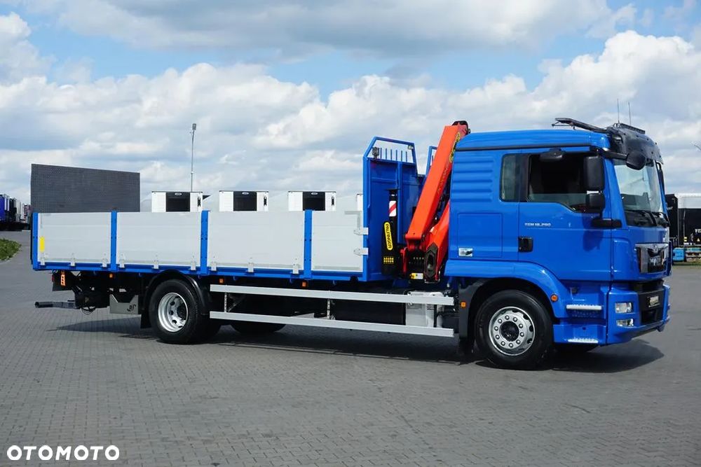 MAN TGM / 18.290  / SKRZYNIOWY + HDS + WINDA / PALFINGER PK 12002 / WYSIĘG 10 M - 37
