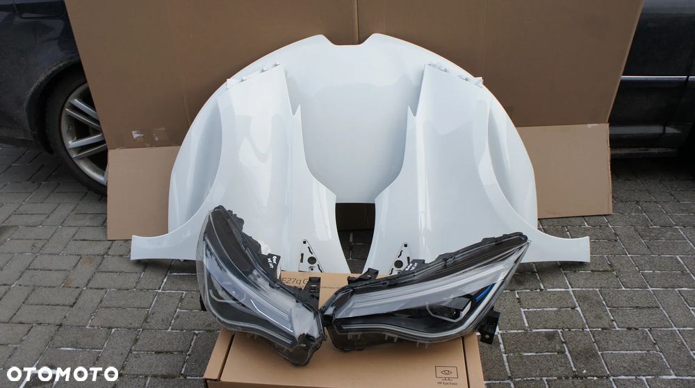 ZESTAW PRZÓD MASKA PRZEDNI BŁOTNIK PRZEDNIA LAMPA RENAULT ZOE LIFT - 1