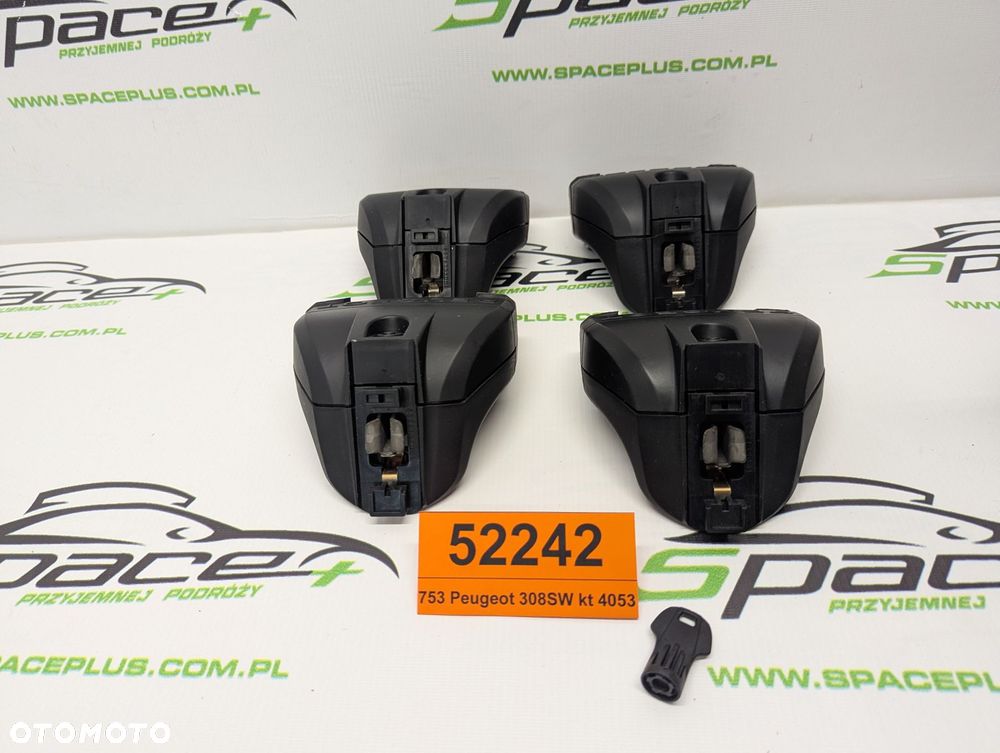 Stopy bagażnika dachowego z kitem do samochodów Peugeot 308SW, 5-dr Estate, 14-. - 3