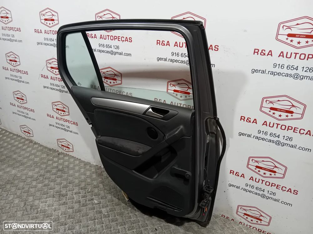 Porta Trás traseira Esquerda VW Golf VI 6 Original - 4