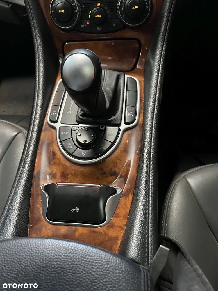 Ramka konsola środkowa popielniczka drewno dekor stan BDB OE Mercedes SL R230 W230 - 30