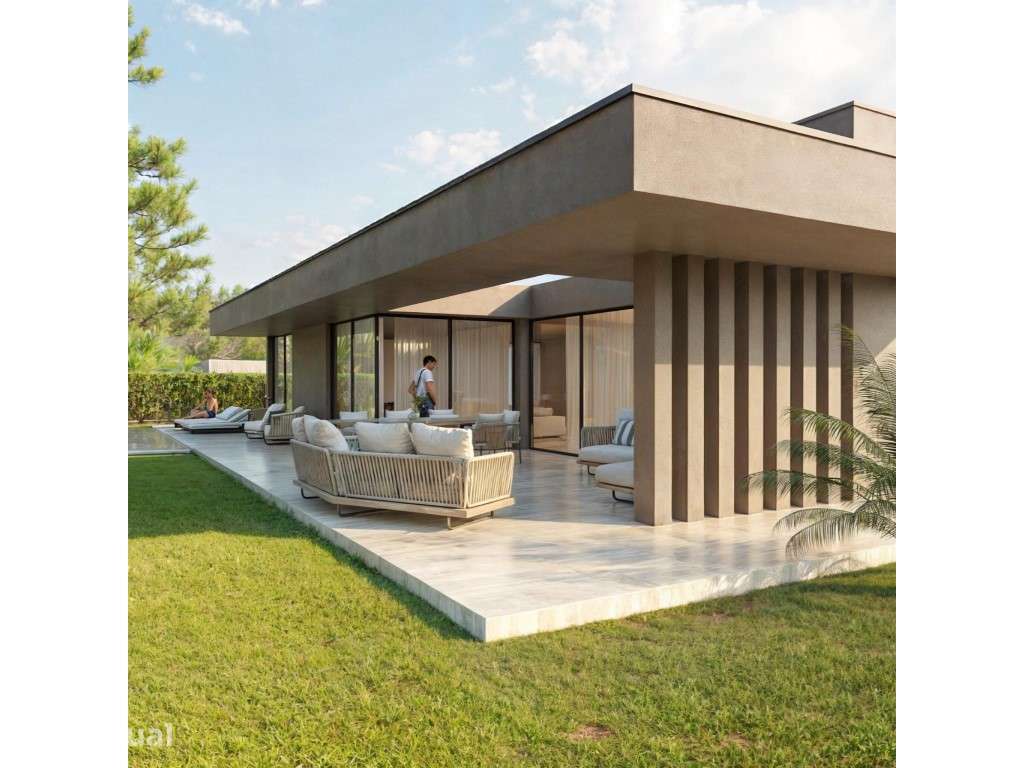 Viva com Elegância: Moradia Térrea com Piscina, 4 Frentes e Jardim ... - Grande imagem: 3/16